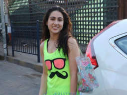 Sara Ali Khan spotted at Satyam dance class in Juhu