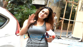 Sara Ali Khan spotted outside the gym