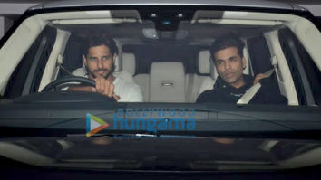 Sidharth Malhotra spotted in his new car at Karan Johar’s house