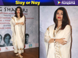 Slay or Nay: Aishwarya Rai Bachchan in Sukriti and Aakriti at the premiere of Raag Shayari