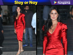 Slay or Nay: Katrina Kaif in an INR 50,890/- Jonathan Simkhai red dress for Ali Abbas Zafar’s birthday bash