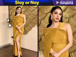 Slay or Nay: Kiara Advani in an INR 20,000/- Lola by Suman dress for Vinaya Vidheya Rama promotions on No.1 Yaari talk show
