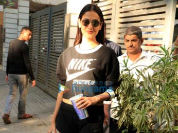 Sonal Chauhan and Sooraj Pancholi spotted at the gym in Juhu