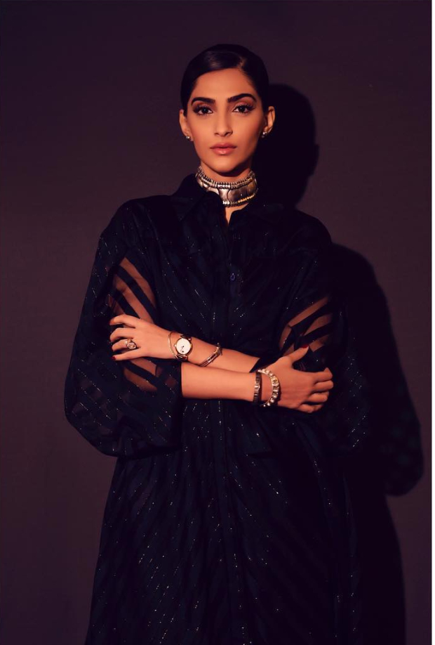 Sonam Kapoor Ahuja in Raph and Russo for IWC Schaffhausen opening dinner party in Geneva (6)