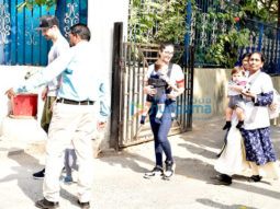 Sunny Leone and Daniel Webber snapped with their kids in Juhu