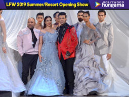 LFW Summer/Resort 2019: Tabu and Karan Johar storm the scene as the showstoppers for Gaurav Gupta with oodles of sass and spunk!