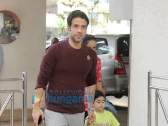 Taimur Ali Khan, Kareena Kapoor Khan and her mother, Tusshar Kapoor and his son snapped at Sea Princess