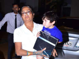 Taimur Ali Khan, Kiaan Raj Kapoor and others snapped at Sea Princess Hotel in Juhu