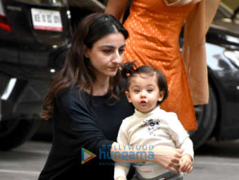 Taimur Ali Khan and Inaaya Naumi Kemmu spotted at play school in Bandra