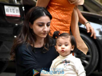 Taimur Ali Khan and Inaaya Naumi Kemmu spotted at play school in Bandra