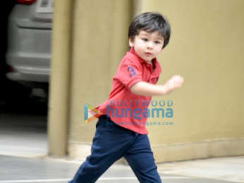 Taimur Ali Khan and Innaya Naumi Kemmu snapped at play school in Bandra