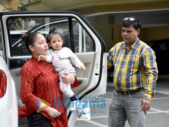 Taimur Ali Khan and Innaya Naumi Kemmu snapped at play school in Bandra