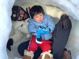 Taimur Ali Khan is a little ‘snow baby’ enjoying the Swiss Alps with dad Saif Ali Khan