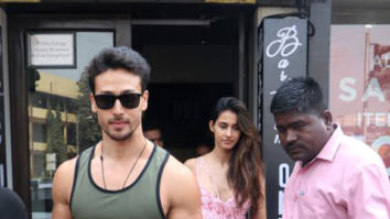 Tiger Shroff and Disha Patani snapped at Bastian in Bandra