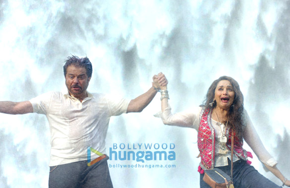 Total Dhamaal - Anil Kapoor and Madhuri Dixit shoot for an action scene and here’s a glimpse