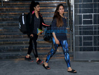 Varun Dhawan and Shahid Kapoor snapped at the gym in Juhu