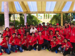 Varun Dhawan shares a picture with the team of his next which also stars Shraddha Kapoor and Prabhu Dheva