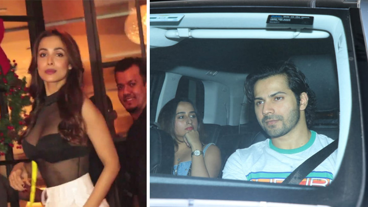 Varun Dhawan with GF Natasha, Malaika Arora, Kritika Kamra and others Spotted @Soho House
