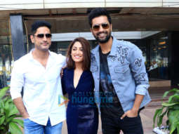 Vicky Kaushal, Mohit Raina and Yami Gautam snapped during media interactions for their film URI: The Surgical Strike