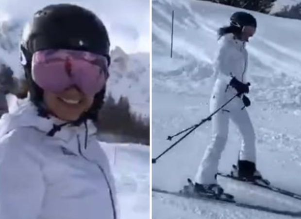 WATCH: Kangana Ranaut skiing away to glory in the Swiss Alps