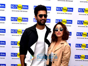 Yami Gautam and Vicky Kaushal promote 'Uri' at the 92.7 Big FM office