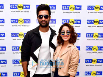 Yami Gautam and Vicky Kaushal promote 'Uri' at the 92.7 Big FM office