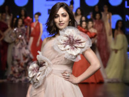 Yami Gautam walks the ramp for Gauri and Nainika at Lakme Fashion Week Summer/ Resort 2019