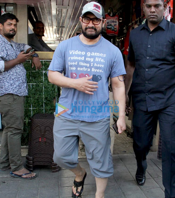 aamir khan snapped at a spa 2 2