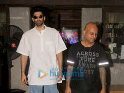Aditya Roy Kapur spotted at a salon in Bandra