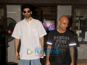 Aditya Roy Kapur spotted at a salon in Bandra