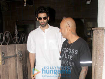 Aditya Roy Kapur spotted at a salon in Bandra