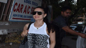 Ameesha Patel, Sussanne Khan and Shweta Bachchan Nanda snapped at Kromakay salon in Juhu