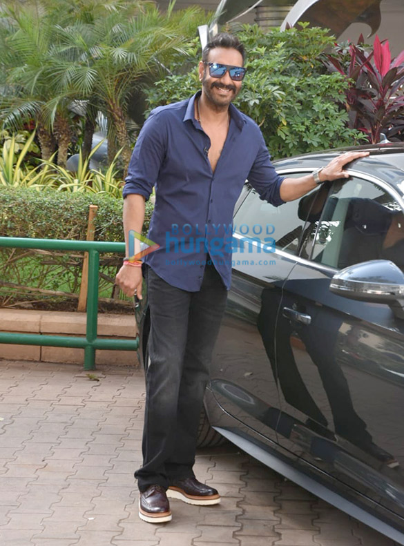 anil kapoor madhuri dixit and ajay devgn snapped promoting their film total dhamaal 2