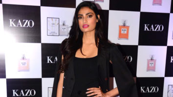 Athiya Shetty walks the ramp at the launch of the new fragrance from Kazol