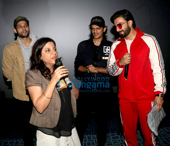 cast of gully boy snapped at pvr lower parel 1