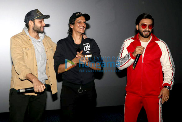 cast of gully boy snapped at pvr lower parel 2