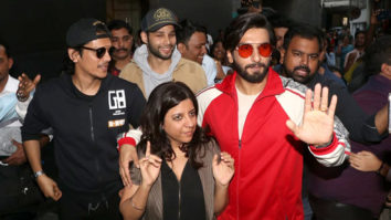 Cast of Gully Boy snapped at PVR, Lower Parel