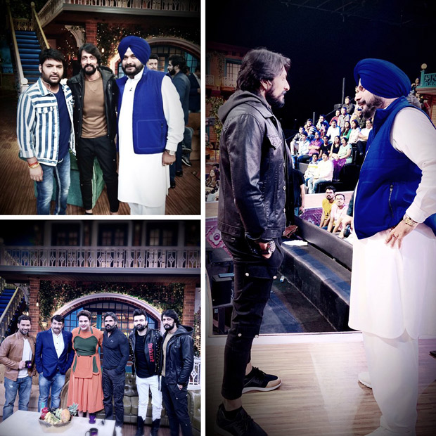 Kannada superstar Kichcha Sudeep visits The Kapil Sharma Show and the boys definitely had a great time! Kannada superstar Kichcha Sudeep visits The Kapil Sharma Show and the boys definitely had a great time!