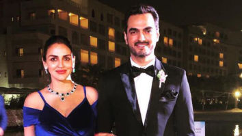 Esha Deol looks all things gorgeous dressed for a family wedding accompanied by husband, Bharat Takhtani