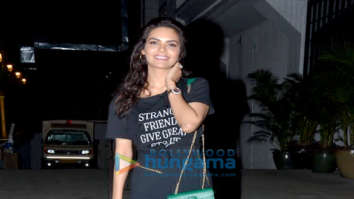 Esha Gupta and Ananya Panday spotted at Soho House in Juhu