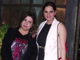 Farah Khan & Sania Mirza spotted at Pali village Cafe Bandra
