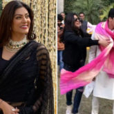 Sushmita Sen stuns in a black saree at a wedding with boyfriend Rohman Shawl, dances to her hit track 'Chunari Chunari'