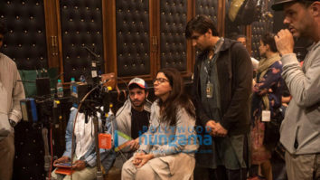 on the sets of the movie Gully Boy