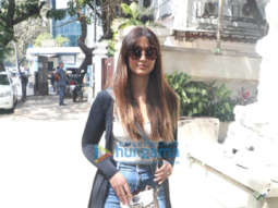 Ileana D’Cruz spotted at a clinic in Bandra