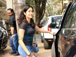 Janhvi Kapoor and Khushi Kapoor spotted at Anil Kapoor’s residence in Juhu