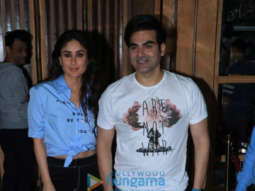 Kareena Kapoor Khan and Arbaaz Khan spotted at Hoot in Juhu