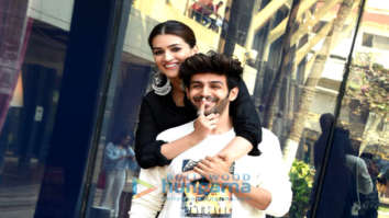 Kartik Aaryan and Kriti Sanon snapped during ‘Luka Chuppi’ interviews
