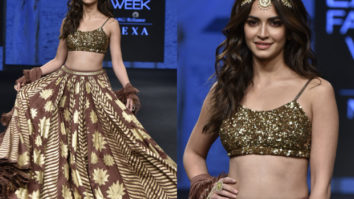 LFW Summer/Resort 2019: Kriti Kharbanda looks drop dead gorgeous as the boho bride for Sukriti and Aakriti