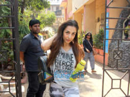 Malaika Arora snapped at a yoga class