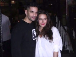 Neha Dhupia spotted with Husband at Soho House